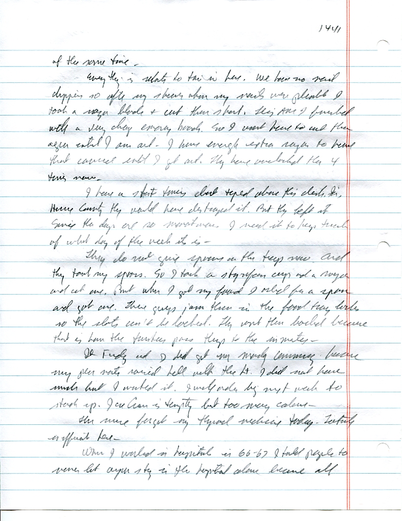 Dr John WorldPeace 2008 Prison Journal